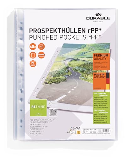 Durable Prospekthüllen A4 in Premiumqualität... - Nouvelle promo Amazon à 3.79€