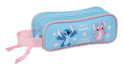 Stitch Happy - Portatodo Doble Niño, Estuche Infantil... - Jouets & Jeux en promo à 5.95€