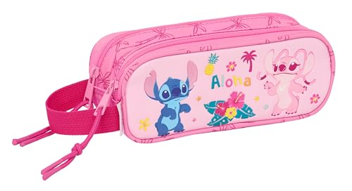 Stitch Chill - Portatodo Doble Niño, Estuche Infantil... - Jouets & Jeux en promo à 5.95€