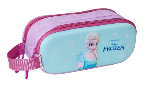Safta Frozen 3D - Portatodo Doble 3D, Estuche Infantil... - Jouets & Jeux en promo à 3.45€
