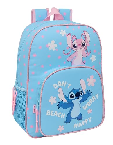 Safta STITCH HAPPY - Mochila Escolar Niño, Mochila Niño... - Jouets & Jeux Amazon Espagne à 18.45€
