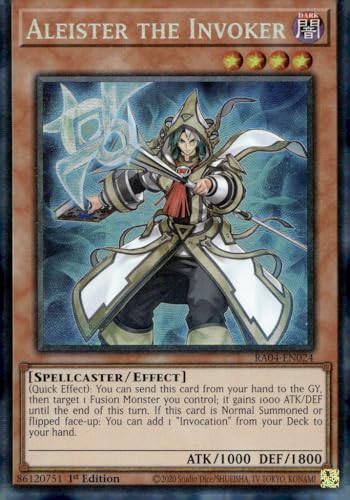 Aleister The Invoker (Alternate Art) (CR) - RA04-EN024... - High-Tech & Électronique en promo à 7.99€