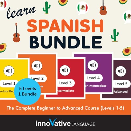 Learn Spanish Bundle: The Complete Beginner to Advanced... - Maison & Cuisine Amazon Royaume-Uni à 20.48€