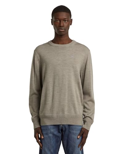 G-STAR Jersey Premium Core Knit para Hombre, Gris (wild... - Vente Flash Amazon -66%