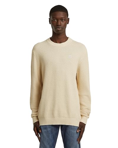 G-STAR Honey Comb Structure r Knit, Bianco (Dk Talc... - Beauté & Parfums Amazon Italie à 26.78€
