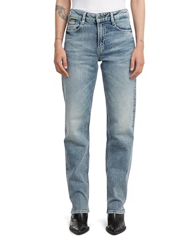 G-STAR Iggie Straight Wmn, Multicolore (Vintage Aegean Sea... - Réduction -74% à 14.62€