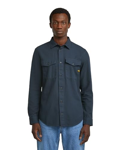 G-STAR Camisa Marine Slim para Hombre, Azul (dk Patriot... - Amazon Espagne à 37.20€