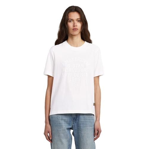 G-STAR Camiseta Text Graphic para Mujer, Blanco (milk... - Amazon Espagne à 9.42€