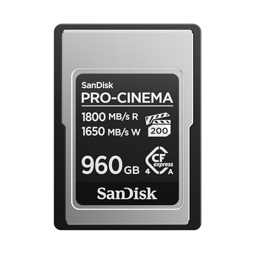 SanDisk PRO-CINEMA CFexpress Type A Card 960GB (read speeds... - Auto & Motorcycle Amazon UK à 415.00€