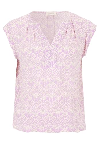 Cartoon Bluse Kurz 1/2 Arm, Blanco y Morado, 38 Mujeres - Auto & Motorcycle Amazon Spain à 17.42€