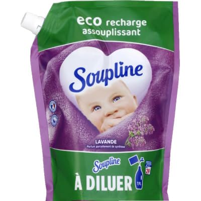 SOUPLINE - Eco-Recharge Adoucissant à Diluer - Parfum... - Beauté & Parfums en promo à 3.39€