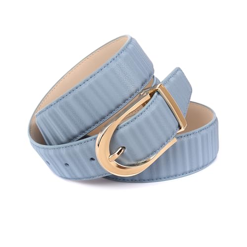 Anthoni Crown Ledergürtel in Himmelblau Go43b3d85 Cinturón... - Amazon Espagne à 11.94€
