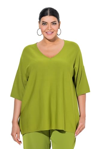 Ulla Popken Maglione dal Taglio Oversize con Scollo a V e... - Amazon Italie à 15.17€