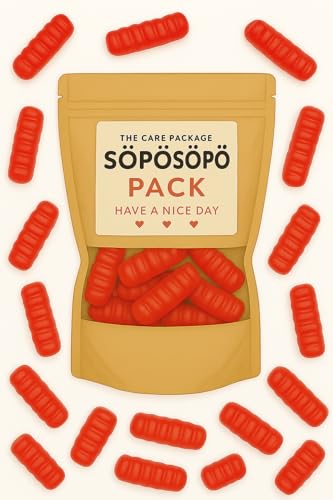 SÖPÖSÖPÖ Scandinavian Treat Pack – Himbeerwürmer... - Épicerie Amazon Allemagne à 5.00€