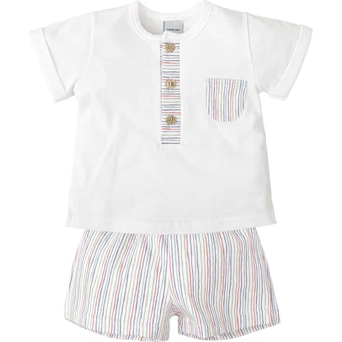 BABIDU Uni Baby Conjunto para Bebé Niño Con Camiseta Manga... - Bon plan à 5.68€