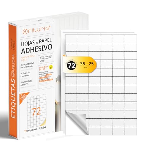 A4-Bögen mit weißen selbstklebenden Etiketten, Erstellen... - Fournitures Bureau Amazon Allemagne à 4.87€