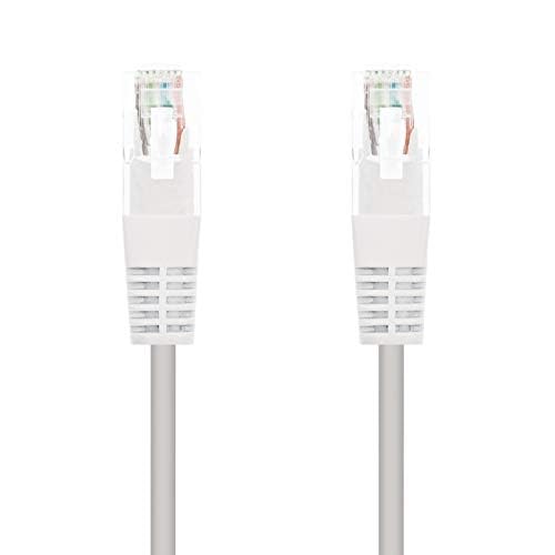 PRENDELUZ Cable de red UTP Cat.5e AWG24 blanco 1.0 m, ideal... - High-Tech & Électronique Amazon Espagne à 2.25€