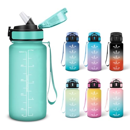 Motswedi Gourde, 0.5L Sans BPA, Gourde Avec Paille Adulte... en promo à 10,41€ (-31%) sur Amazon FR