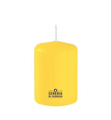 Candle Diameter 7 cm Height 10 cm – Yellow – for Horeca... - Maison & Cuisine Amazon Royaume-Uni à 2.77€