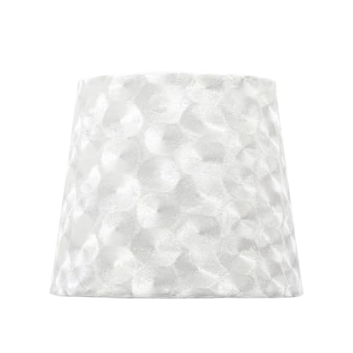 Zarivy Abat-jour en tissu blanc, dimensions 30 x 15 x 20... - Maison & Cuisine Amazon France à 15.21€