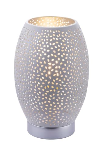 PRENDELUZ Lámpara de sobremesa metálica color plata... - Home & Kitchen Amazon Spain à 13.59€