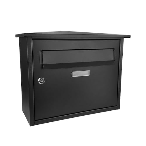 PRENDELUZ Briefkasten aus verzinktem Stahl, schwarz, 33 x... - Amazon Germany à 27.00€