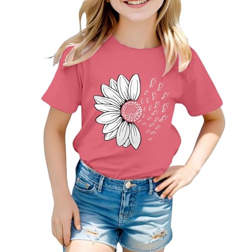 Camiseta de verano con estampado de girasoles para niñas... - Bébé & Puériculture Amazon Espagne à 2.82€