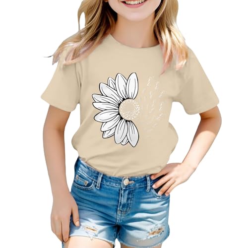 Camiseta de verano con estampado de girasoles para niñas... - Bébé & Puériculture Amazon Espagne à 2.82€