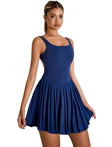 AGYMNX Tenniskleid für Damen, mit BH und Shorts, Golfkleid... - Sports & Fitness Amazon Allemagne à 14.47€