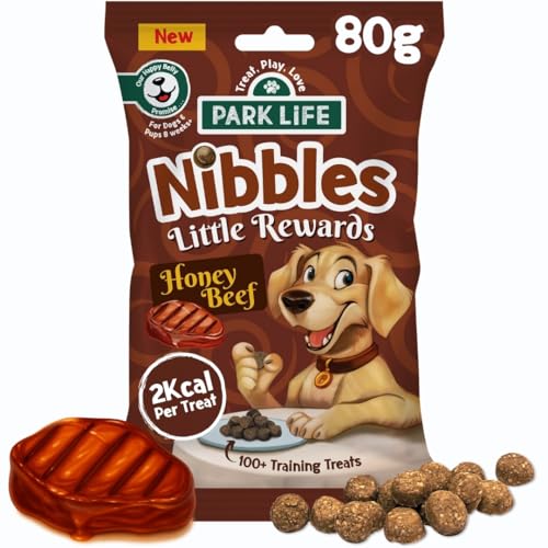 PARK LiFE, Nibbles - Honey Beef Dog Treats 80g, Little... - Pet Supplies Amazon UK à 1.29€
