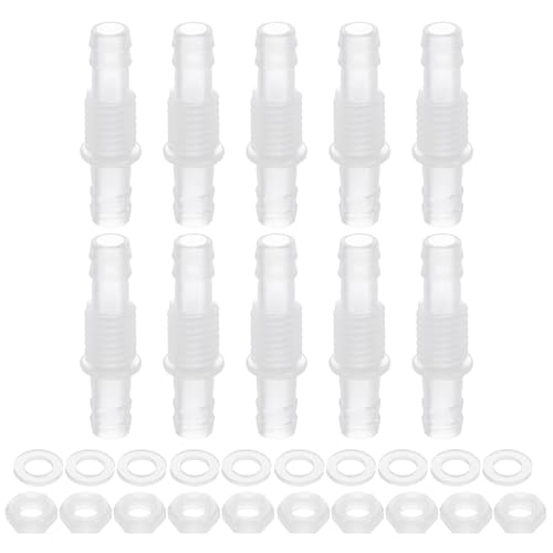 sourcing map 10Pcs Plastic Hose Barb Fitting, 5/16" x... - High-Tech & Électronique en promo à 5.99€