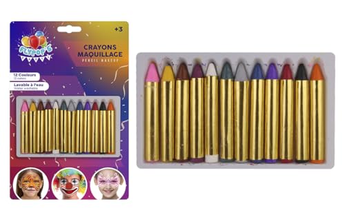 FLYPOP'S 259211 - Lápices de maquillaje para maquillaje (12... - Amazon Espagne à 5.92€
