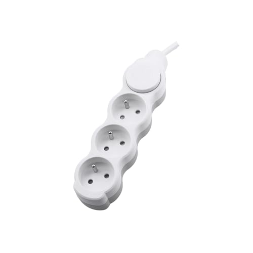 Estensione elettrica da 1,5 mm, 3 prese, 3,0 m, con... - Amazon Italy à 7.66€