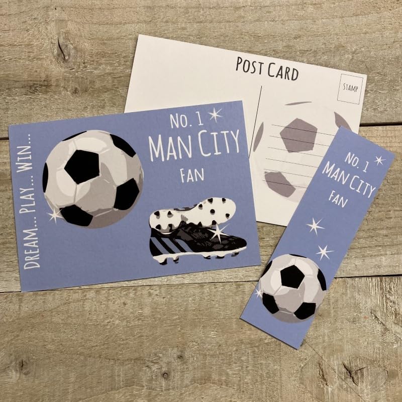 Man City Football Team Bookmark by WHITE COTTON CARDS... - Livres & eBooks Amazon Royaume-Uni à 1.70€
