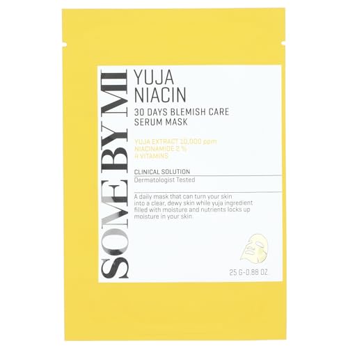 Some by Mi Yuja Niacin 30 Days Blemish Care Serum Mask - Beauté & Parfums Amazon Royaume-Uni à 1.16€