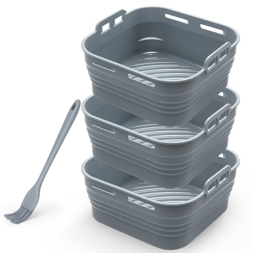 Alyvisun Silicone Oil Brush, 3PCS Airfryer Liners Foldable... - High-Tech & Électronique en promo à 16.89€