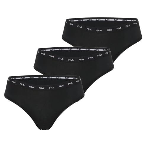 FILA Fi/2scx3 Ropa Interior, Negro, S (Pack de 3) para Mujer - Mode & Vêtements Amazon Espagne à 11.94€