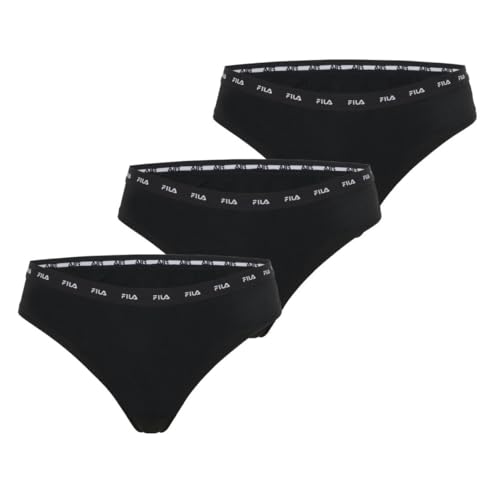 FILA Fi/2stgx3/Fu6320 Mutandine a Perizoma, Nero, L (Pacco... - Bon plan à 8.76€