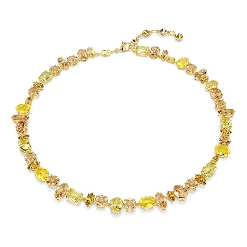Swarovski Gema Tennis Necklace, Yellow and Amber Mixed-Cut... - Sports & Fitness en promo à 176.76€