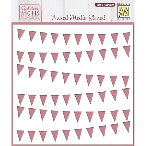 Nellie's Choice Pochoir Drapeaux 15 x 15 cm - Scrapbooking... - Loisirs Créatifs Amazon France à 7.01€