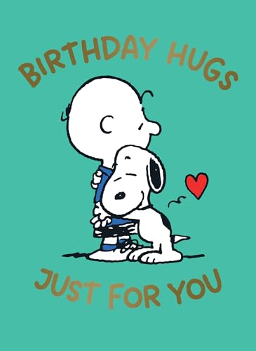PEANUTS SNOOPY BIRTHDAY CARD 'BIRTHDAY HUGS' - Auto & Motorcycle Amazon UK à 2.49€
