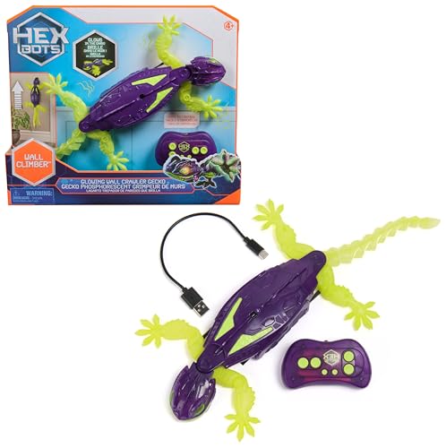 Hex Bots - Gecko Radiocommandé Phosphorescent Qui Rampe sur... - Jouets & Jeux en promo à 18.49€