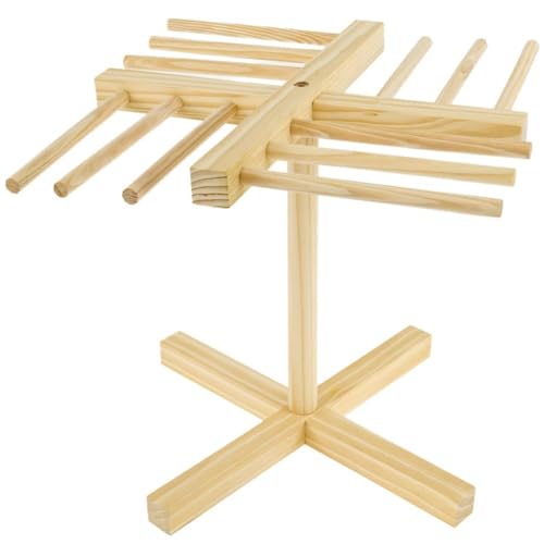 Luxylei Nudel-trockengestell, Holz-nudeltrockner-aufhänger... - Maison & Cuisine Amazon Allemagne à 4.99€