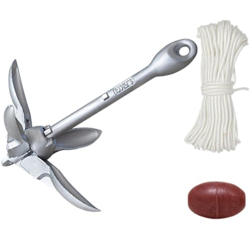 Luxylei Ancla Ancla Marina Plegable De 1,5 Kg con Cuerda... - Sports & Fitness Amazon Espagne à 4.99€