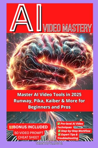 AI Video Mastery: Master AI Video Tools in 2025... - Bricolage & Outils Amazon Royaume-Uni à 6.08€