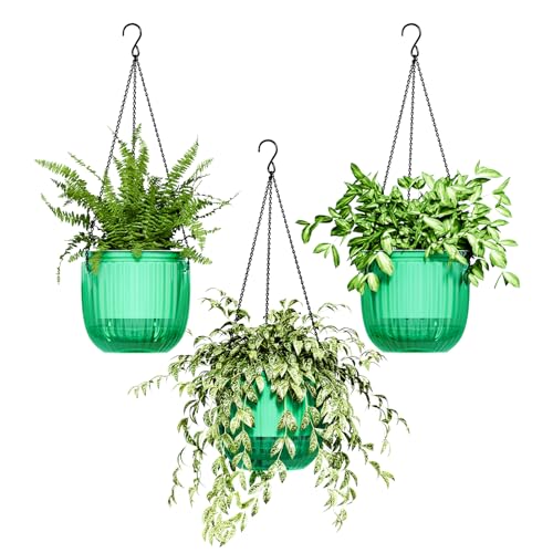 Bamworld Hanging Planters for Indoor Plants Self Watering... - Jardin & Extérieur Amazon Royaume-Uni à 19.99€