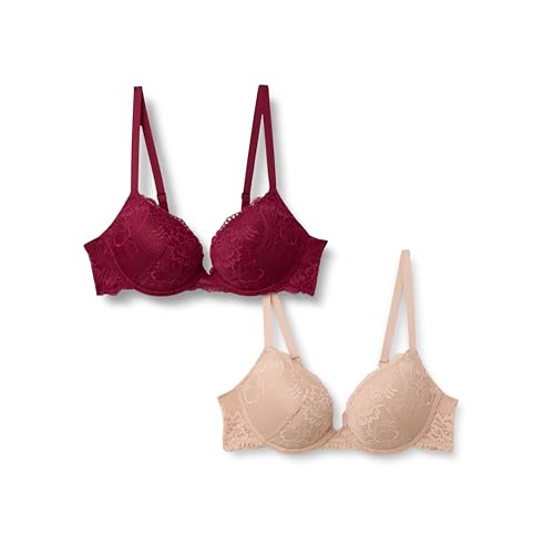 Amazon Essentials Reggiseno Push-up con Ferretto in Pizzo... - Animalerie Amazon Italie à 18.15€