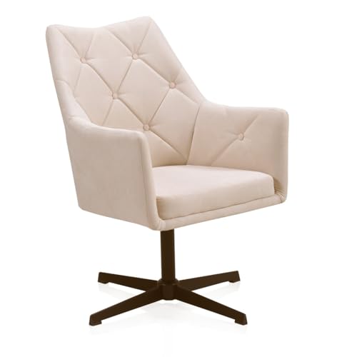 Sillón Giratorio Tapizado Con Patas Metálicas - Maison & Cuisine Amazon Allemagne à 56.40€