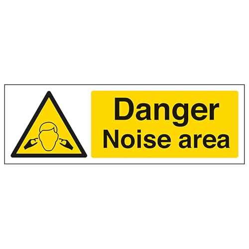 V Safety Danger Noise Area - Landscape 300 x 100 mm - Glow... - Deal du jour à 2.71€