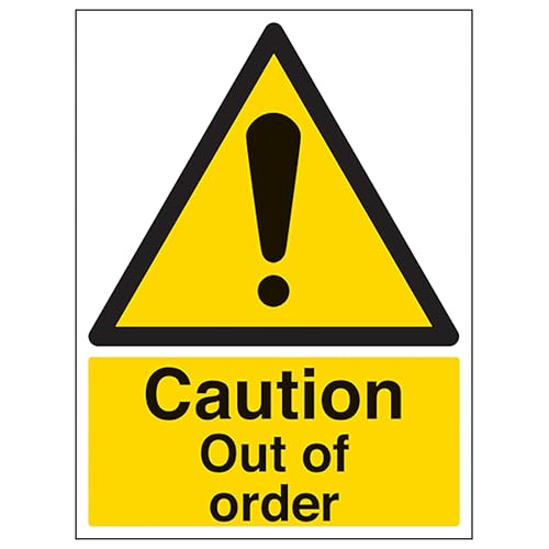 V Safety Caution Out Of Order - Portrait 150 x 200 mm... - Maison & Cuisine Amazon Royaume-Uni à 2.25€